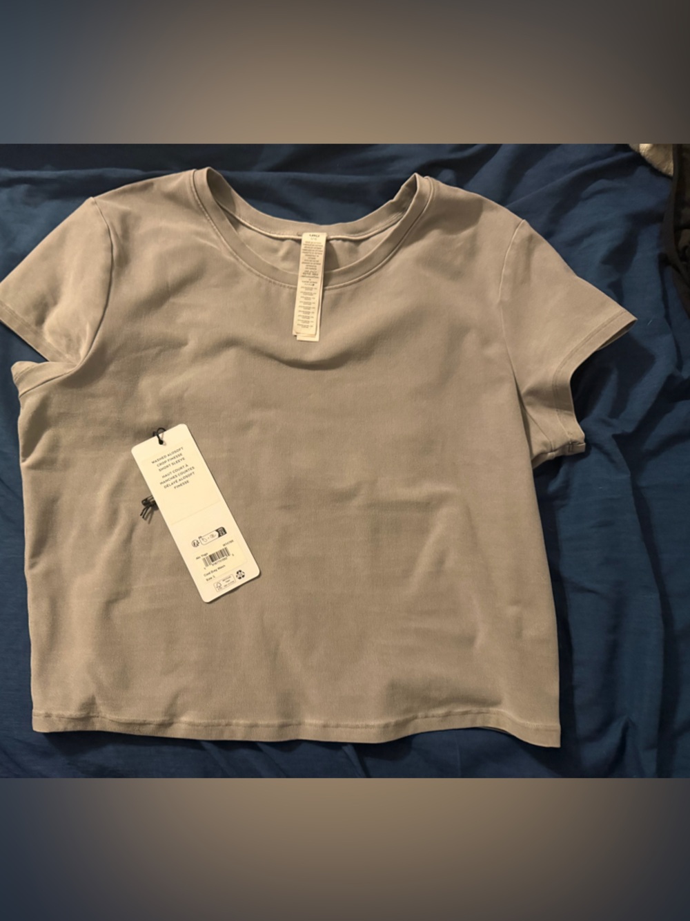 ALO Yoga Short Sleeve Tee - Gray NWT unattached.